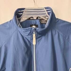 Sunice Pull Over Quarter Zip Golf Outdoors Blue Jacket  Size L